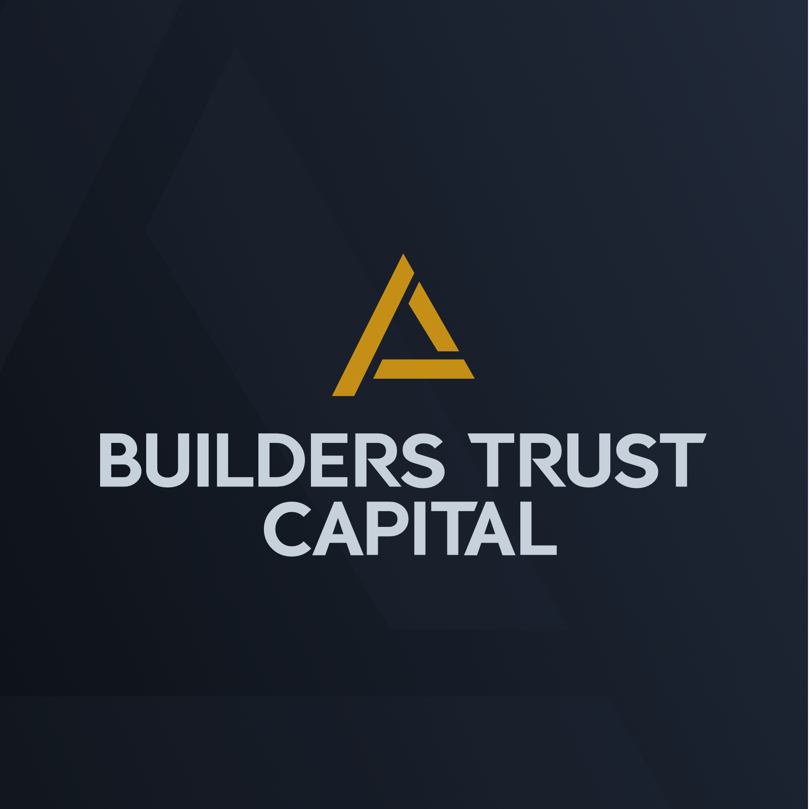 Logo presentation of the Builders Trust Capital mark and logo type